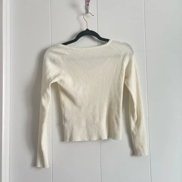 3/$45 Sweetheart Ribbed Sweater - Picture 5 of 8